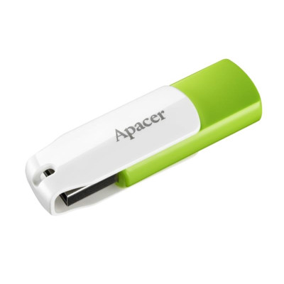 Флеш-накопичувач USB 64GB Apacer AH335 White/Green (AP64GAH335G-1) Флеш-накопичувач USB 64GB Apacer AH335 White/Green (AP64GAH335G-1)