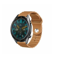 Ремешок силиконовый BeWatch 22мм для Samsung Gear S3 | Galaxy Watch 46 | Galaxy Watch 3 45 mm LineS Коричневый