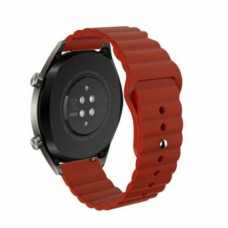 Ремешок силиконовый BeWatch 22мм для Xiaomi Amazfit Pace | Stratos | GTR 47mm LineS Темно-Красный