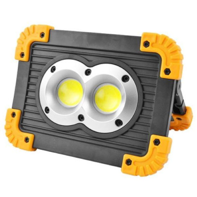 Прожектор світлодіодний No Brand Bright Light L802-20W-2COB+1W ЗУ micro USB 2x18650/3xAA Power Bank