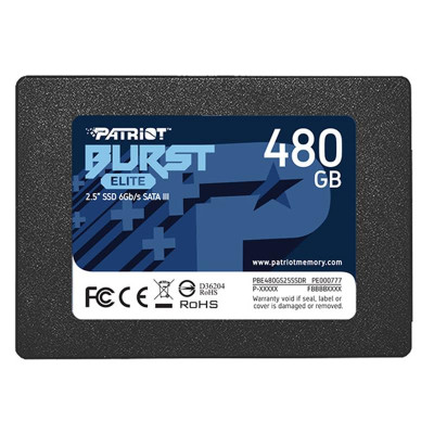 Накопитель SSD 480GB Patriot Burst Elite 2.5