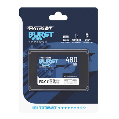 Накопитель SSD 480GB Patriot Burst Elite 2.5 Накопитель SSD 480GB Patriot Burst Elite 2.5