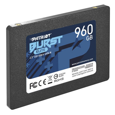 Накопитель SSD 960GB Patriot Burst Elite 2.5 Накопитель SSD 960GB Patriot Burst Elite 2.5