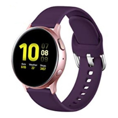 Ремешок BeWatch для Samsung Galaxy Watch 42 | Galaxy Watch 3 41 | Active | Active 2 силиконовый 20мм Фиолетовый (1012513) Ремешок BeWatch для Samsung Galaxy Watch 42 | Galaxy Watch 3 41 | Active | Active 2 силиконовый 20мм Фиолетовый (1012513)