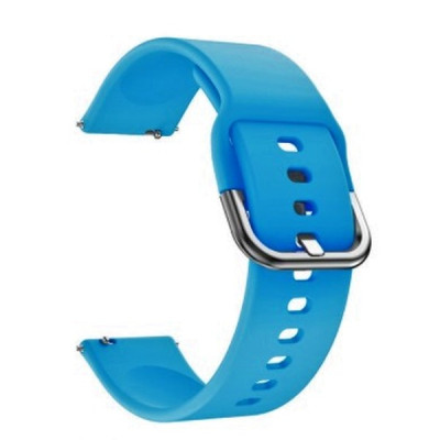 Ремешок BeWatch для Samsung Galaxy Watch 42 | Galaxy Watch 3 41mm силиконовый 20мм Голубой (1012508)
