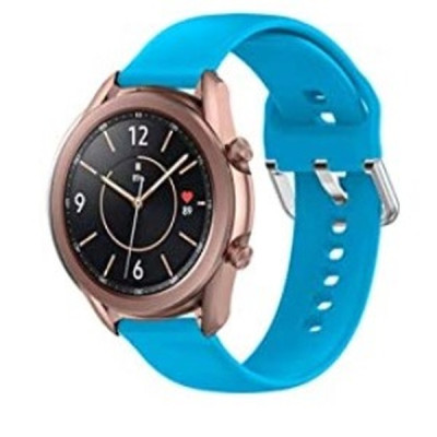 Ремешок BeWatch для Samsung Galaxy Watch 42 | Galaxy Watch 3 41mm силиконовый 20мм Голубой (1012508)