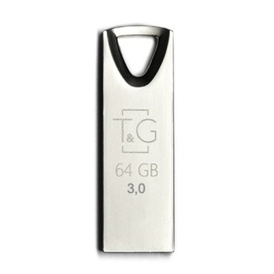 Флеш-накопитель USB3.0 64GB T&G 117 Metal Series Silver (TG117SL-64G3)