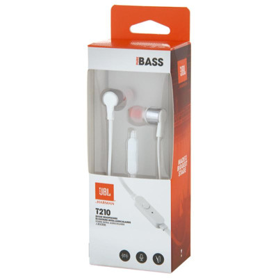 Гарнитура JBL T210 Gray (JBLT210GRY)