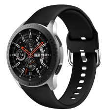 Ремешок BeWatch для Samsung Galaxy Watch 46 | Galaxy Watch 3 45 | Gear S3 силиконовый 22мм Черный (1022301)
