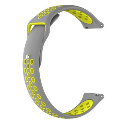 Ремешок BeWatch для Samsung Gear S3 | Samsung Galaxy Watch 46 | Galaxy Watch 3 45mm силиконовый 22мм Серо Желтый (1020246) Ремешок BeWatch для Samsung Gear S3 | Samsung Galaxy Watch 46 | Galaxy Watch 3 45mm силиконовый 22мм Серо Желтый (1020246)