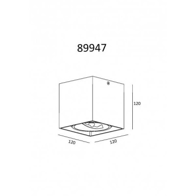 Точечный светильник Zuma Line BOX SL1 90432-G9 Точечный светильник Zuma Line BOX SL1 90432-G9