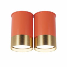 Точковий світильник Pikart BP подвійний Coral Gold 6349-1