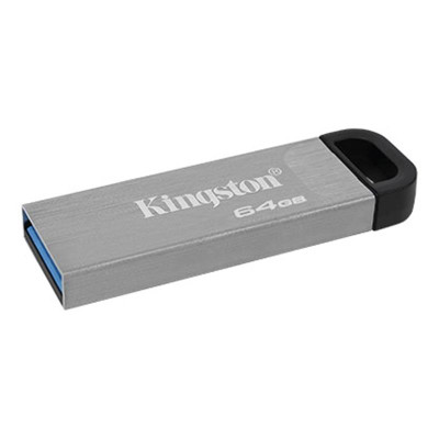 Флеш-накопитель USB3.2 64GB Kingston DataTraveler Kyson Silver/Black (DTKN/64GB) Флеш-накопитель USB3.2 64GB Kingston DataTraveler Kyson Silver/Black (DTKN/64GB)