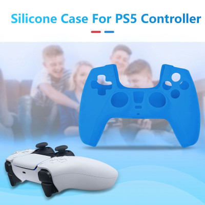 Захисний силіконовий чохол Dobe на контролер Dualsense PS5 для Sony PlayStation 5 Blue (UD569) Захисний силіконовий чохол Dobe на контролер Dualsense PS5 для Sony PlayStation 5 Blue (UD569)