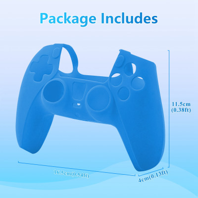 Захисний силіконовий чохол Dobe на контролер Dualsense PS5 для Sony PlayStation 5 Blue (UD569) Захисний силіконовий чохол Dobe на контролер Dualsense PS5 для Sony PlayStation 5 Blue (UD569)