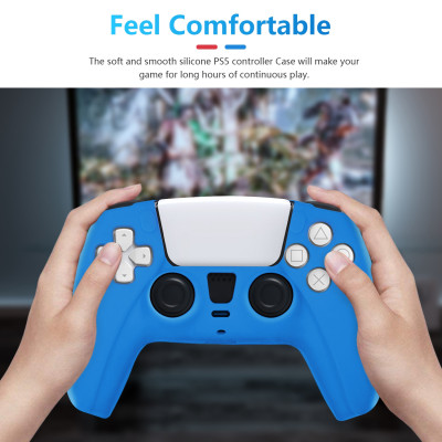 Захисний силіконовий чохол Dobe на контролер Dualsense PS5 для Sony PlayStation 5 Blue (UD569) Захисний силіконовий чохол Dobe на контролер Dualsense PS5 для Sony PlayStation 5 Blue (UD569)