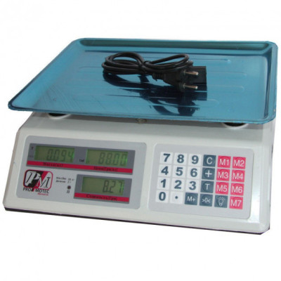 Ваги торговельні Promotec PM-5051 6V Max 50kg 2g
