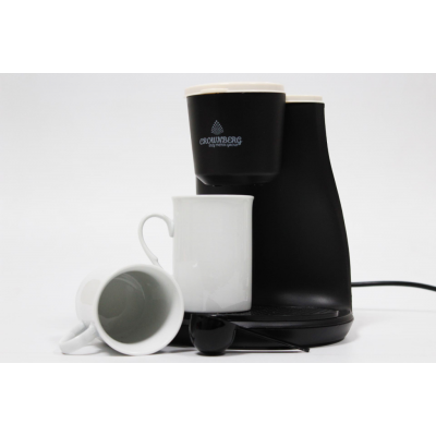 Кавоварка Crownberg CB-1568 500W Чорна з білим Кавоварка Crownberg CB-1568 500W Чорна з білим
