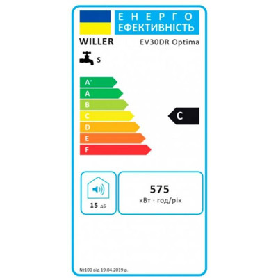 Водонагреватель Willer EV30DR серия Optima Водонагреватель Willer EV30DR серия Optima
