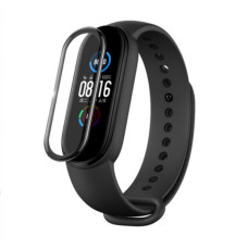 Защитная пленка для Xiaomi Mi Band 6 полное покрытие плотная с рамкой Сlear BeWatch (1039905)