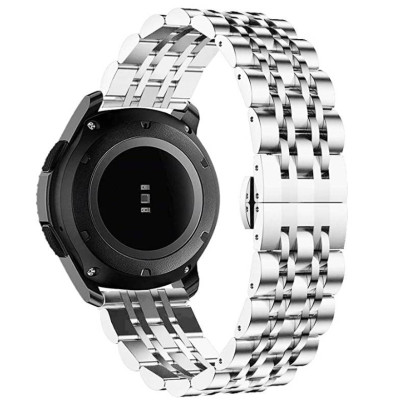 Браслет BeWatch для Mobvoi TicWatch Pro 3 Huawei Watch GT 2 46mm | GT 2 Pro 22мм Link сталевий Сріблястий (1021405) Браслет BeWatch для Mobvoi TicWatch Pro 3 Huawei Watch GT 2 46mm | GT 2 Pro 22мм Link сталевий Сріблястий (1021405)