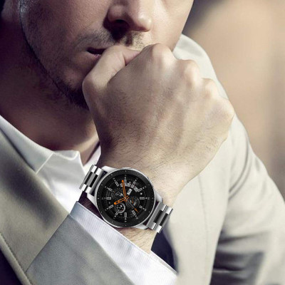 Ремешок BeWatch для Mobvoi TicWatch Pro 3 | Huawei Watch GT 2 46mm | GT 2 Pro Браслет стальной 22мм Duo Серебристо Черный (1025411) Ремешок BeWatch для Mobvoi TicWatch Pro 3 | Huawei Watch GT 2 46mm | GT 2 Pro Браслет стальной 22мм Duo Серебристо Черный (1025411)