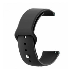 Ремешок силиконовый 22мм BeWatch для Mobvoi TicWatch Pro 3 | Huawei Watch GT 2 46mm | GT 2 Pro Черный (1020301)
