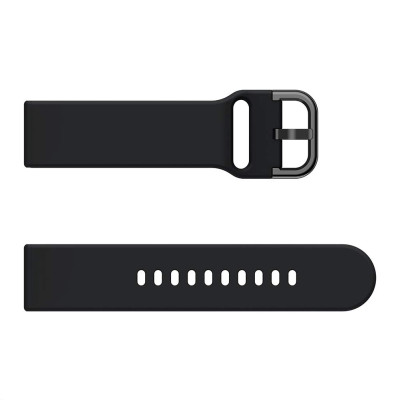 Ремешок BeWatch для Mobvoi TicWatch Pro 3 | Huawei Watch GT 2 46mm | GT 2 Pro силиконовый 22мм Черный (1022301) Ремешок BeWatch для Mobvoi TicWatch Pro 3 | Huawei Watch GT 2 46mm | GT 2 Pro силиконовый 22мм Черный (1022301)
