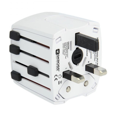 Адаптер Lifeventure European Travel Adaptor USB (1012-77132) Адаптер Lifeventure European Travel Adaptor USB (1012-77132)