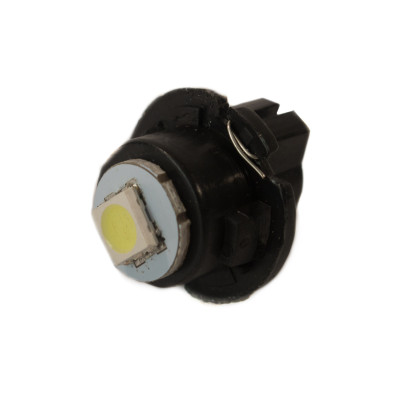 Светодиодная лампа AllLight T 6,5 1 диод 12V B8,3d панель приборов иномарка 18*18мм WHITE
