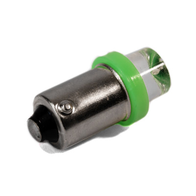 Светодиодная лампа AllLight T 8.5  1 диод LED BA9S 12V GREEN