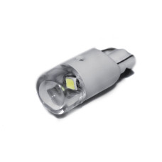 Світлодіодна лампа AllLight T10 1 діод 1W Philips replica W2,1x9,5d WHITE 12V прозора