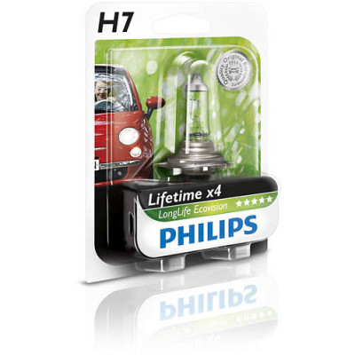 Автолампа PHILIPS 12972LLECOB1 H7 55W 12V PX26d LLECO