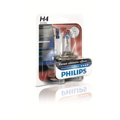 Автолампа PHILIPS 13342MDBVB1 H4 75/70W 24V P43t MasterDuty BlueVision
