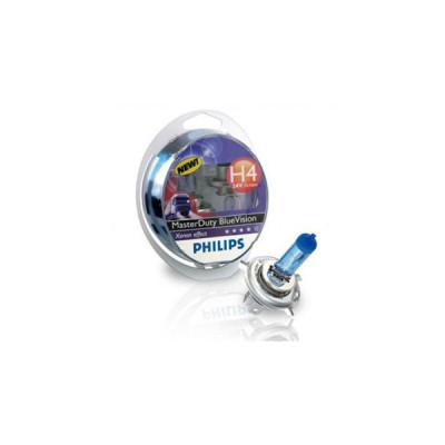 Автолампа PHILIPS 13342MDBVS2 H4 75/70W 24V P43t MasterDuty BlueVision Автолампа PHILIPS 13342MDBVS2 H4 75/70W 24V P43t MasterDuty BlueVision