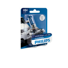 Автолампа PHILIPS 9006CVB1 HB4 55W 12V P22d CrystalVision