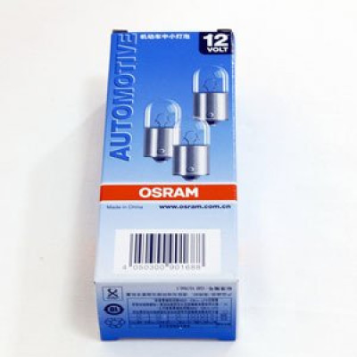Автолампа ук. OSRAM 5007 R5W 12V BA15s 10X5 Автолампа ук. OSRAM 5007 R5W 12V BA15s 10X5