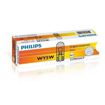 Автолампа ук. PHILIPS 12396NACP WY5W 12V 5W W2, 1X9, 5d Автолампа ук. PHILIPS 12396NACP WY5W 12V 5W W2, 1X9, 5d
