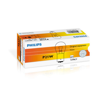 Автолампа ук. PHILIPS 12498CP P21W 12V 21W BA15s Автолампа ук. PHILIPS 12498CP P21W 12V 21W BA15s