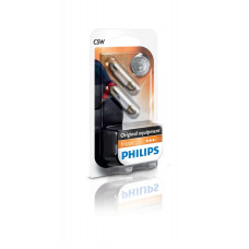Автолампа ук. PHILIPS 12844B2 C5WX35mm 12V 5W SV8,5 2pcs. blister