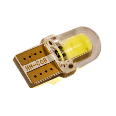 Светодиодная лампа AllLight T10 1 диод COB 1W W2,1x9,5d 12V WHITE в силиконе МАЛЕНЬКАЯ Светодиодная лампа AllLight T10 1 диод COB 1W W2,1x9,5d 12V WHITE в силиконе МАЛЕНЬКАЯ