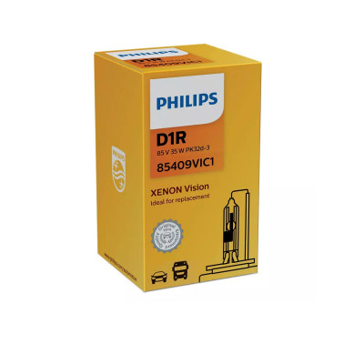 Автолампа ксенон PHILIPS 85409VIC1 D1R 85V 35W PK32d-2 Vision Автолампа ксенон PHILIPS 85409VIC1 D1R 85V 35W PK32d-2 Vision