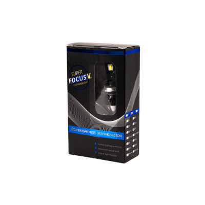 Комплект LED ламп HeadLight FocusV H1 (P14,5s) 40W 12V з активним охолодженням Комплект LED ламп HeadLight FocusV H1 (P14,5s) 40W 12V з активним охолодженням