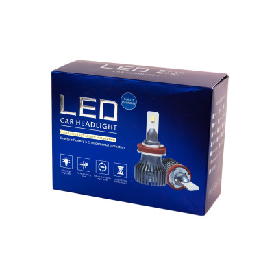 Комплект LED ламп HeadLight F8L H3 (Pk22s) 30W 12V 3720Lm з пасивним охолодженням Комплект LED ламп HeadLight F8L H3 (Pk22s) 30W 12V 3720Lm з пасивним охолодженням