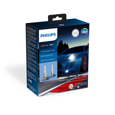 Комплект диодных ламп PHILIPS 11258XUX2 H1 X-tremeUltinon +200% 5800K Комплект диодных ламп PHILIPS 11258XUX2 H1 X-tremeUltinon +200% 5800K