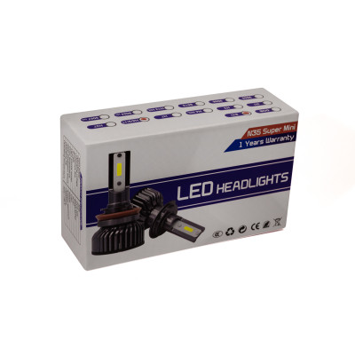 Комплект LED ламп HeadLight T18 H4 (P43t) 30W 9-32V 6000K Комплект LED ламп HeadLight T18 H4 (P43t) 30W 9-32V 6000K