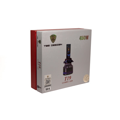 Комплект LED ламп HeadLight T19 H4 (P43t) 45W 9-32V 6000K Комплект LED ламп HeadLight T19 H4 (P43t) 45W 9-32V 6000K