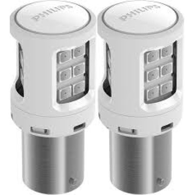 Автолампа диоды PHILIPS 11498ULRX2 P21W LED 12 X2 Red