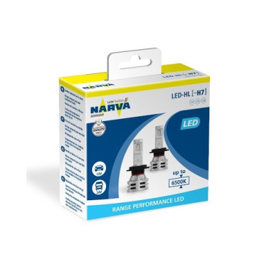 Комплект діодних ламп Narva 18033 H7 12/24v 6500K X2 24W RPL Range Performance Комплект діодних ламп Narva 18033 H7 12/24v 6500K X2 24W RPL Range Performance