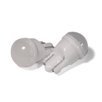 Світлодіодна лампа StarLight T10 1 діод COB 12V 0.4W WHITE / матова лінза / CERAMIC Світлодіодна лампа StarLight T10 1 діод COB 12V 0.4W WHITE / матова лінза / CERAMIC